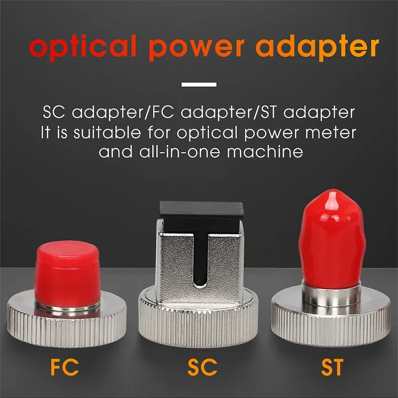 Conector óptico de fibra SC/ST/ FC, adaptador de conversión de medidor de potencia óptica