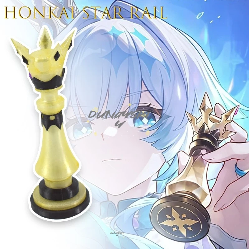 Cerydra Cosplay Prop Honkai Star Rail Chess Piece Stamp The Burning Crown Accessory Square Garden Landscape Decoration Merch