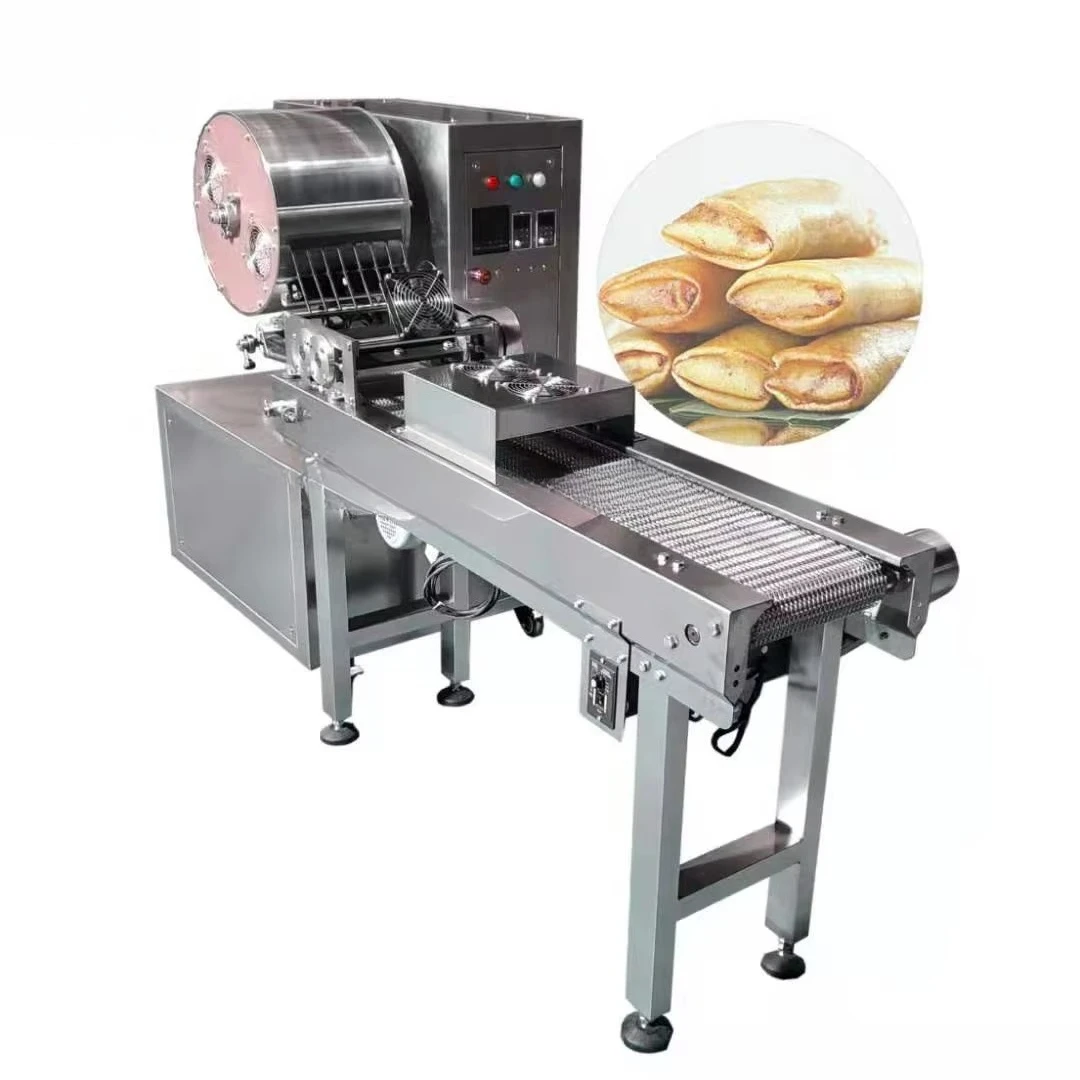 Spring Roll Sheet Wrapper Making Machine Samosa Dough Pastry Sheet Maker Lumpia Making Machine