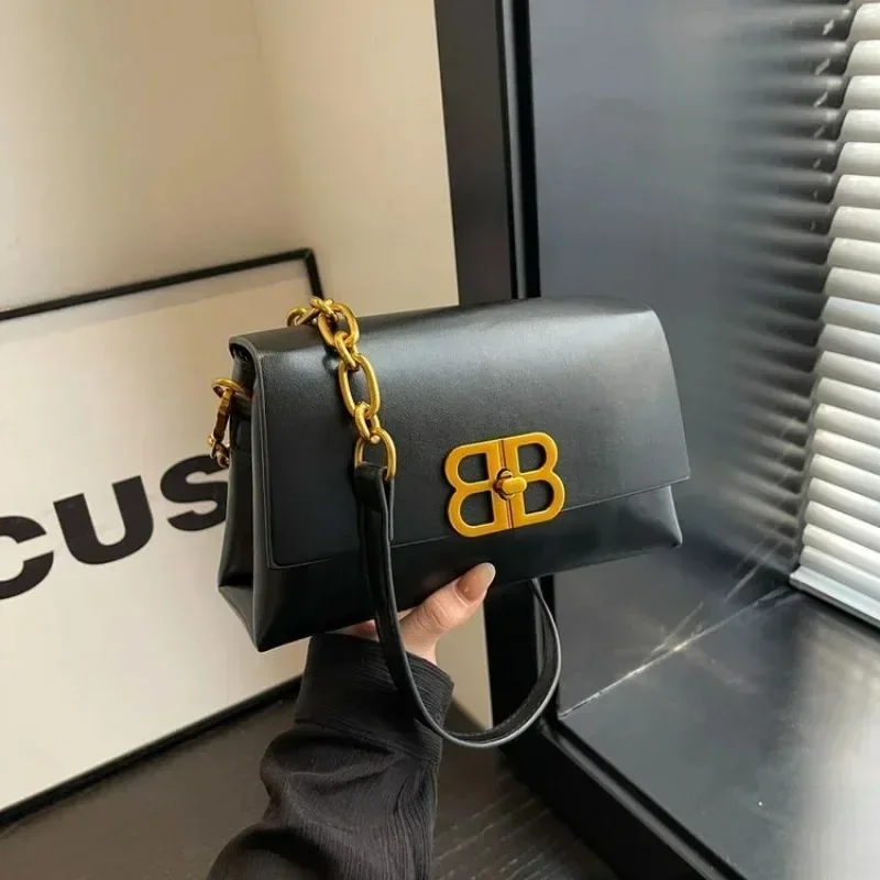 Luxury Brand Leather Diaper Bag For Women Elegant Classic Shoulder Tote Messenger Purse Trendy Design Letter Logo Paris