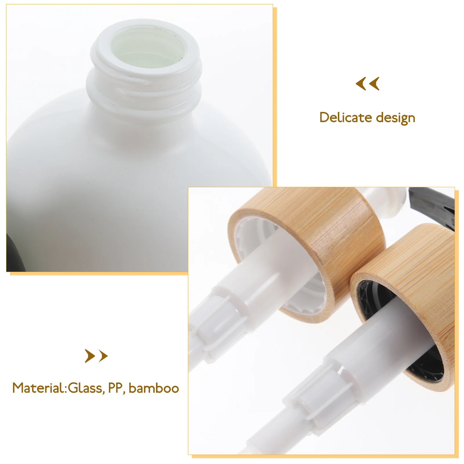 

1Set Bathroom Soap Dispenser Lotion Dispenser Pump Bottle Leakproof Liquid Container for Travel Kitchen