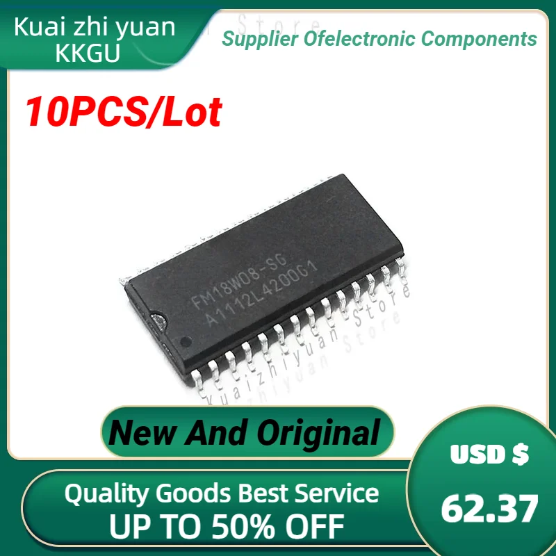 

10PCS/Lot New And Original FM18W08-SGTR 18W08 SOP-28 FM18W08-SG SOP28 Quality Goods