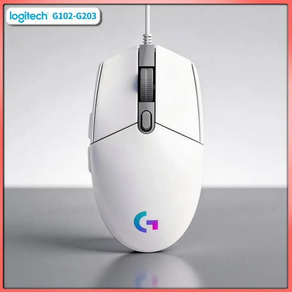 Logitech G203 Prodigy RGB Gaming Mouse Wired 200-8000 DPI 6 Buttons 1ms Response 1000Hz Polling Gamer Edition Trusted