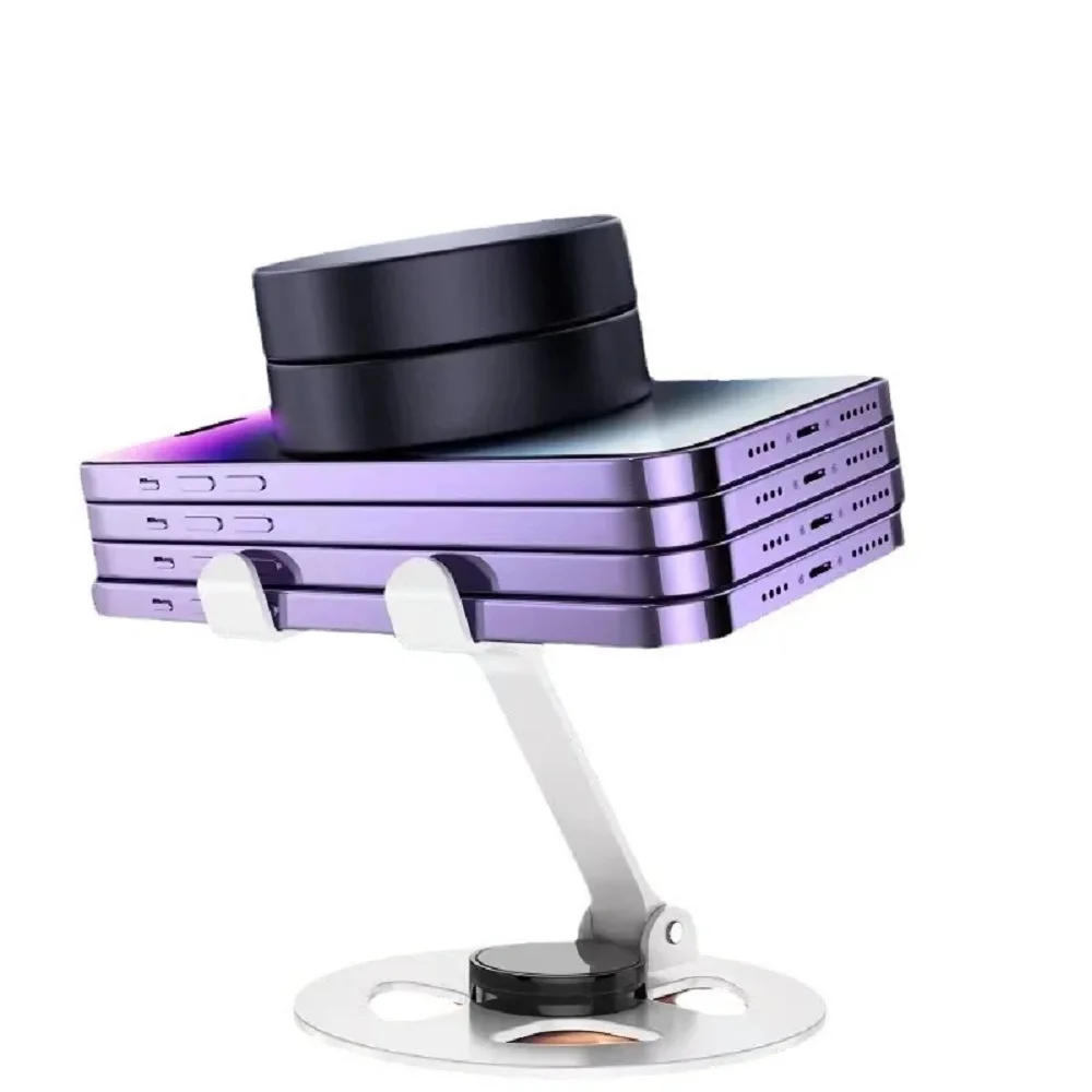 วงเล็บแท็บเล็ตTelescopicชั้นโต๊ะพับวงเล็บหมุนMechanical SoundปรับความสูงสําหรับIPhoneสําหรับIPadแท็บเล็ต