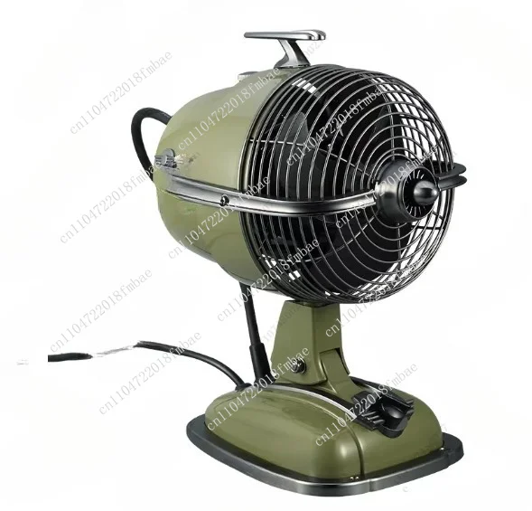 Home Mute Desktop Air Circulation Fan Airplane Head Electric Fan Shaking Head Nostalgic Desktop Fan