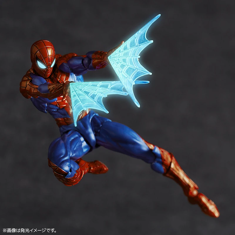 AMAZING YAMAGUCHI Spider 2.0 Actionfigur PVC Bewegliches Sammlermodell 16cm Revoltech Peter Parker Figuren Spielzeug – Detail 19