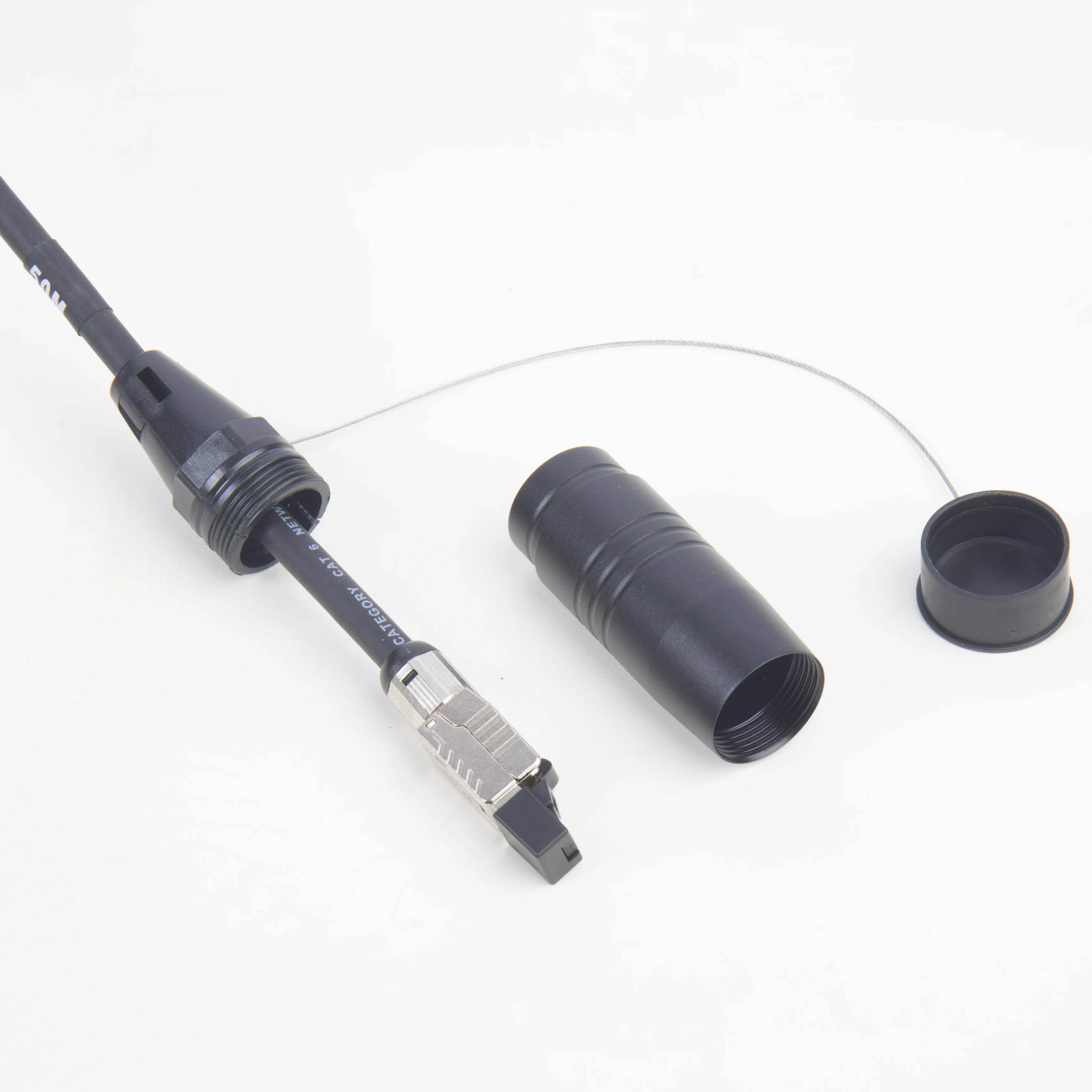 Yinyu SND113 Low Noise SFTP CAT6A Ethernet Cable Drum with Lock and Crank for Professional AV Installation and Networking