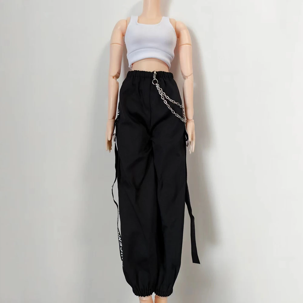 

New 1/4 1/6 Doll's Clothes Suit for 45/30cm Bjd Doll Tank Top+pants Girl Toys Dress Up Play House Doll Accessories, No Doll