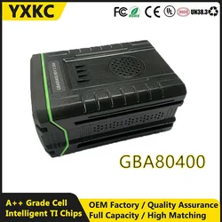 Battery for Greenworks 80V GBA80400 GBA80250 GBA80200 with Greenworks 80V Power Tools PW80L420 TL80L00 LMB407 TL80L00 Battery