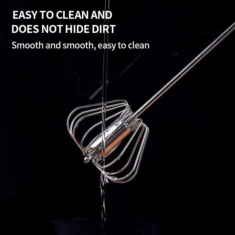 Semi Automatic Egg Beater Manual Rotating Cream Mixer Household Baking Tool Kitchen Gadget for Egg Blending Cake Mixing