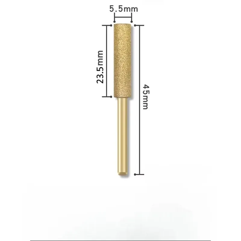 Точилка для электрической бензопилы с титановым покрытием, алмазный напильник высокой твердости, диаметр 4,0 мм/4,8 мм/5,5 мм, 1 шт.