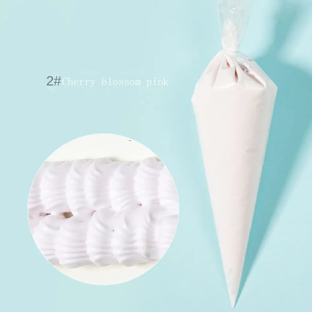 Colla per crema imitazione Colla per argilla montata finta fatta a mano con ugello Colla per argilla Crema in sacchetti 31 colori Gomma per crema Fermaglio per capelli fai da te