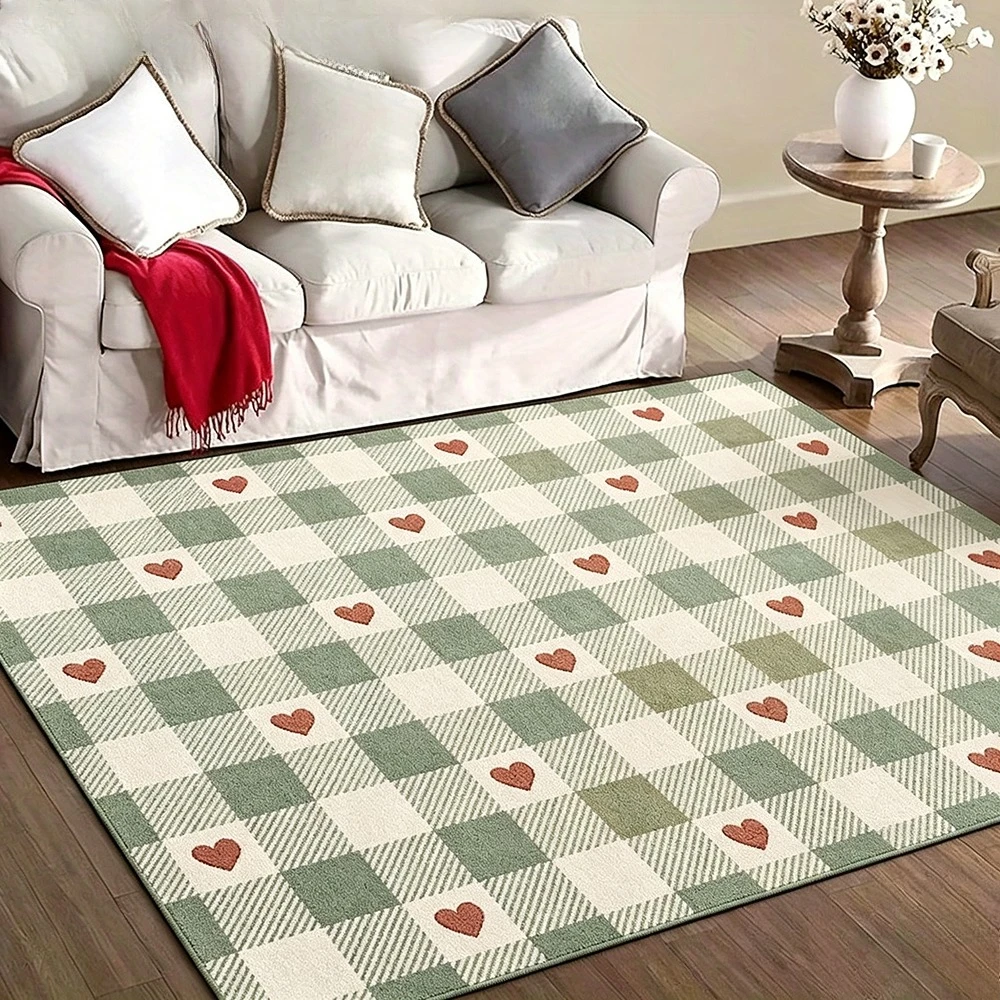 Rug Modern Abstract Geometric Circle Art Print Decorative Floor Carpet for Living Room Bedroom Office Stylish Home Decoration