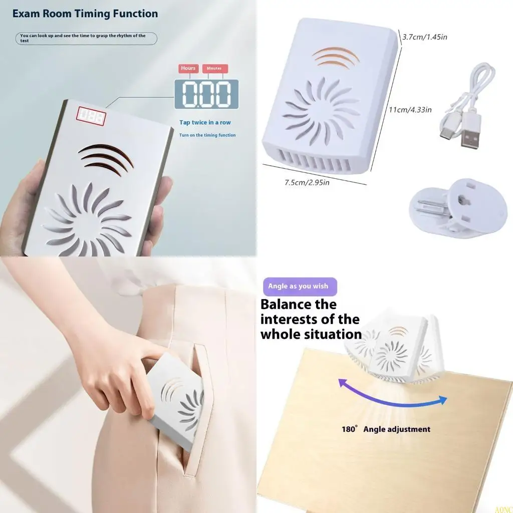 

A0NC Watercolor Paint Air Dryer Blower with 180 Degree Rotating Fan and Rechargeable Battery for Artists Travel and Home Use