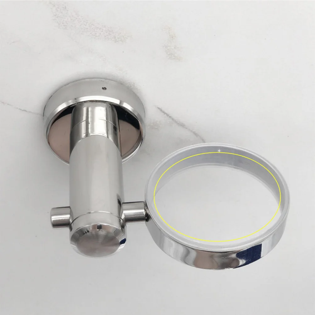 

1 set Stainless Steel Wall Mount Holder Rust Resistant Dish For Bathroom Kitchen Storage Suction Cup Soap Tray Soap Basket