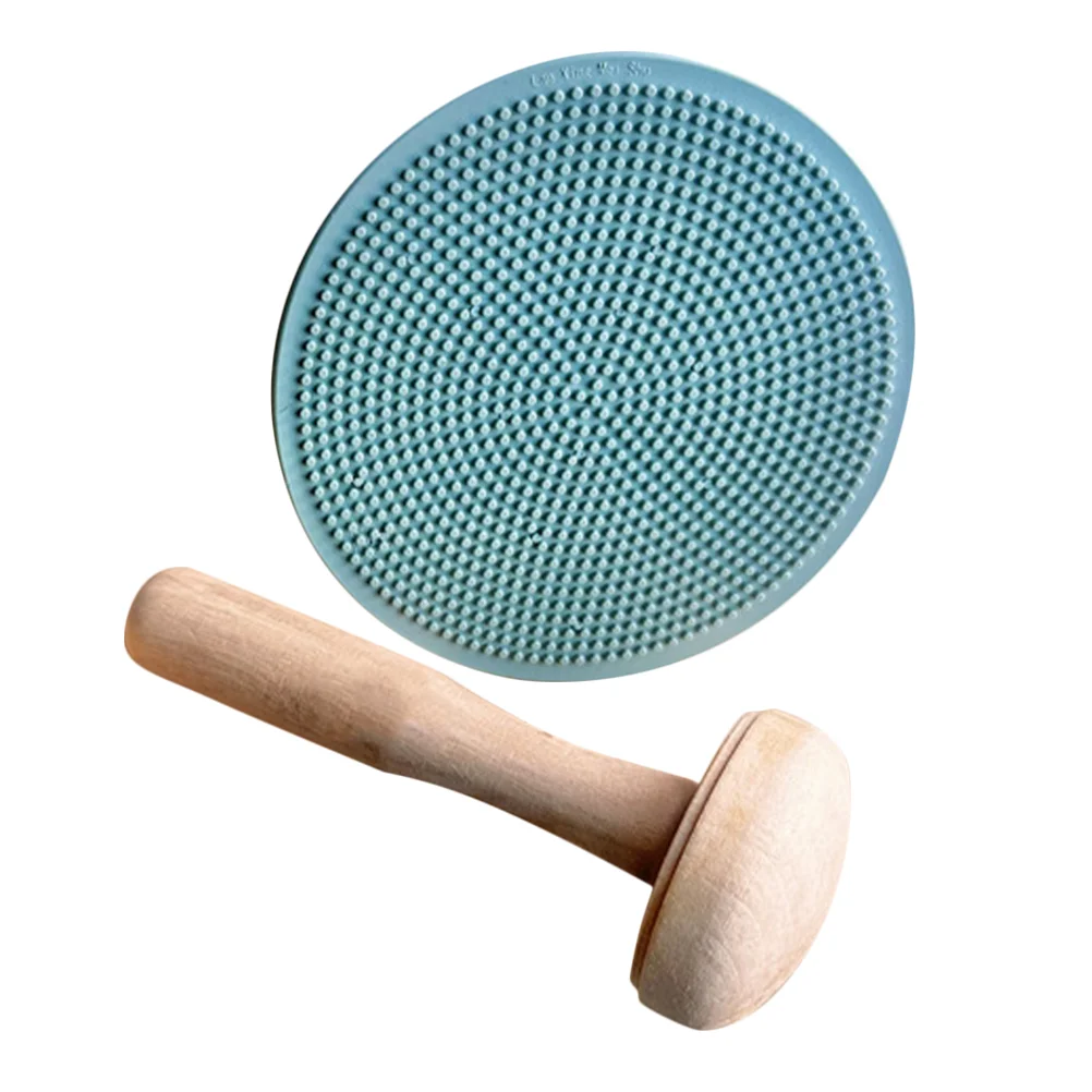 Drawing Board Supplies Printmaking Tool Set Child Rollers Wooden Plastic Engraving Mushroom