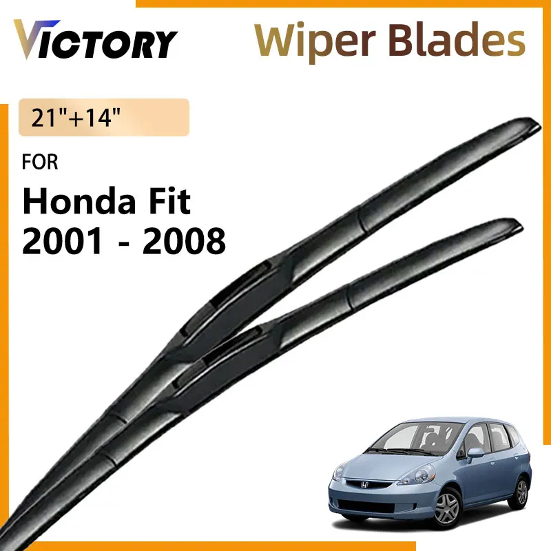 

For Honda Fit Jazz 2001 - 2008 GD3 GD1 2007 2006 2005 2004 2003 2002 Car Front Wiper Blade Windshield Windscreen Window Brushes