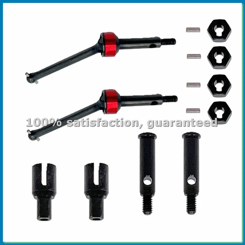 RC Car Upgrade Coupling Drive Shaft Differential Cup Wheel Shaft Kit for 1/24 244016 1/24 Micro-B