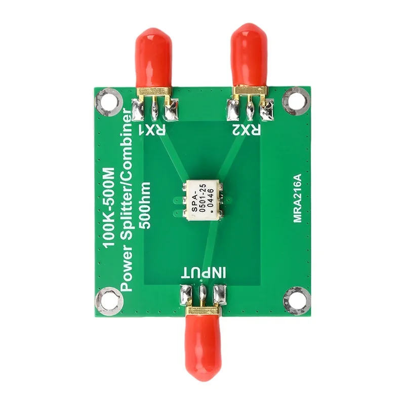 00KHz-500MHz 2-Way Passive Power Splitter Combiner, 50 Ohm RF Power Divider
