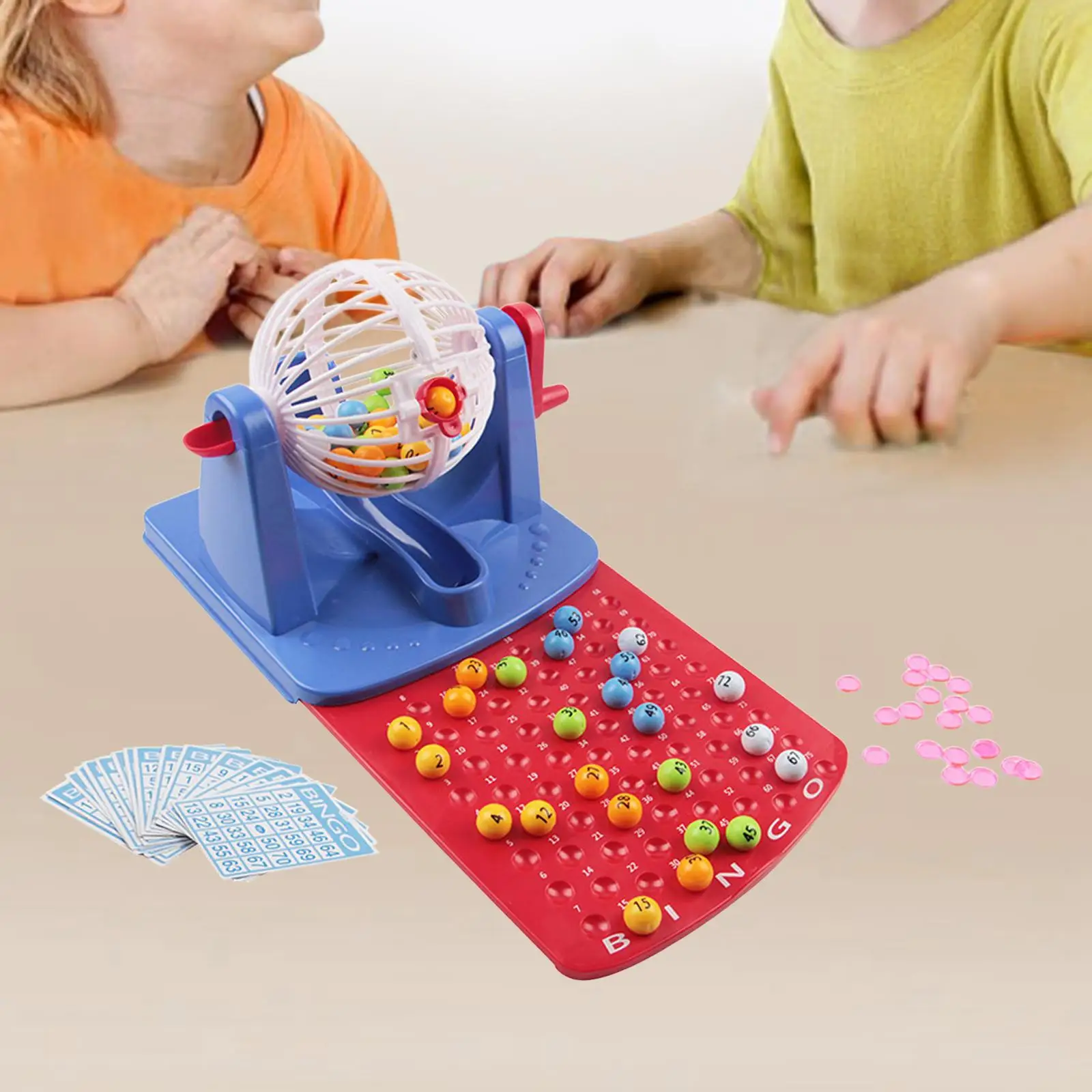

Traditional Bingo Game, Lucky Ball Machine Bingo Machine Toy for Home Festivals Kids Group