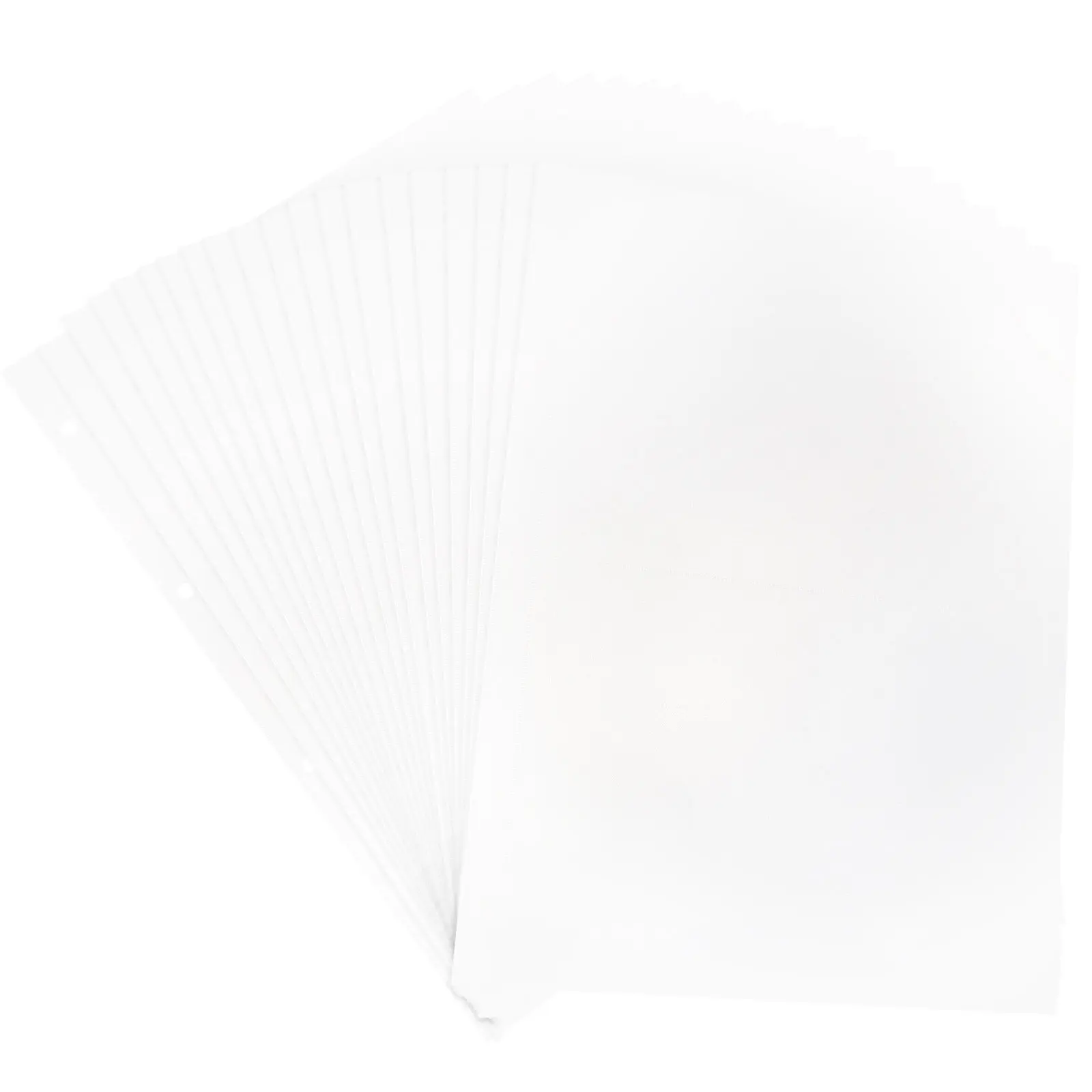 

20 прозрачных страниц для фотоальбома, премиум-класса, пластиковые, сменные, для 4-кольцевых переплетов, запасные материалы для фотоальбомов