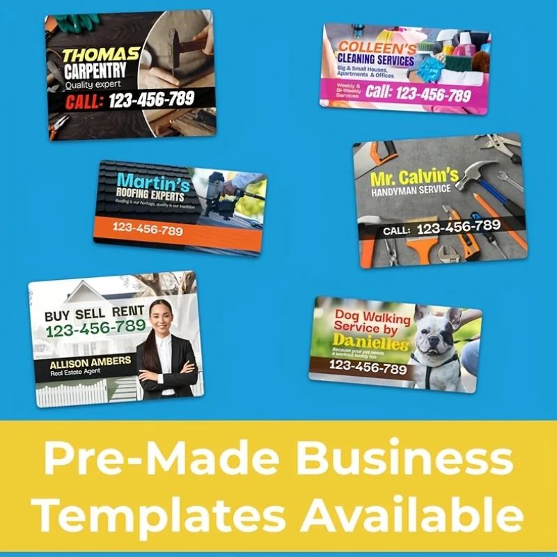 Custom Magnetic Sign for Cars, Vans, and Trucks—Waterproof, Professional Printing, and Die-Cut Techniques—Ideal for Commercial