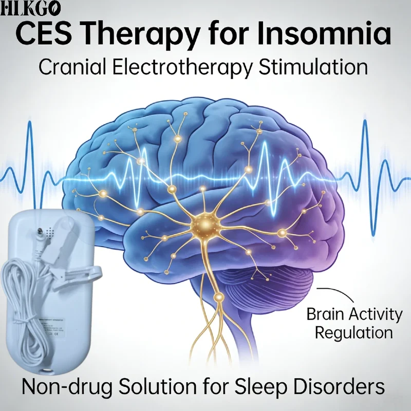 

Медицинский прибор для улучшения сна CES, стимуляция вагусного нерва при хронической бессоннице, тревожности, панических атаках, для улучшения сна