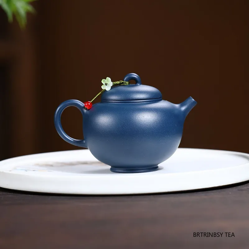 170ml Handmade Yixing Purple Clay Teapot Chinese Household Zisha Tea Pot Bird Pattern Beauty Kettle Tradition Teaware Collection