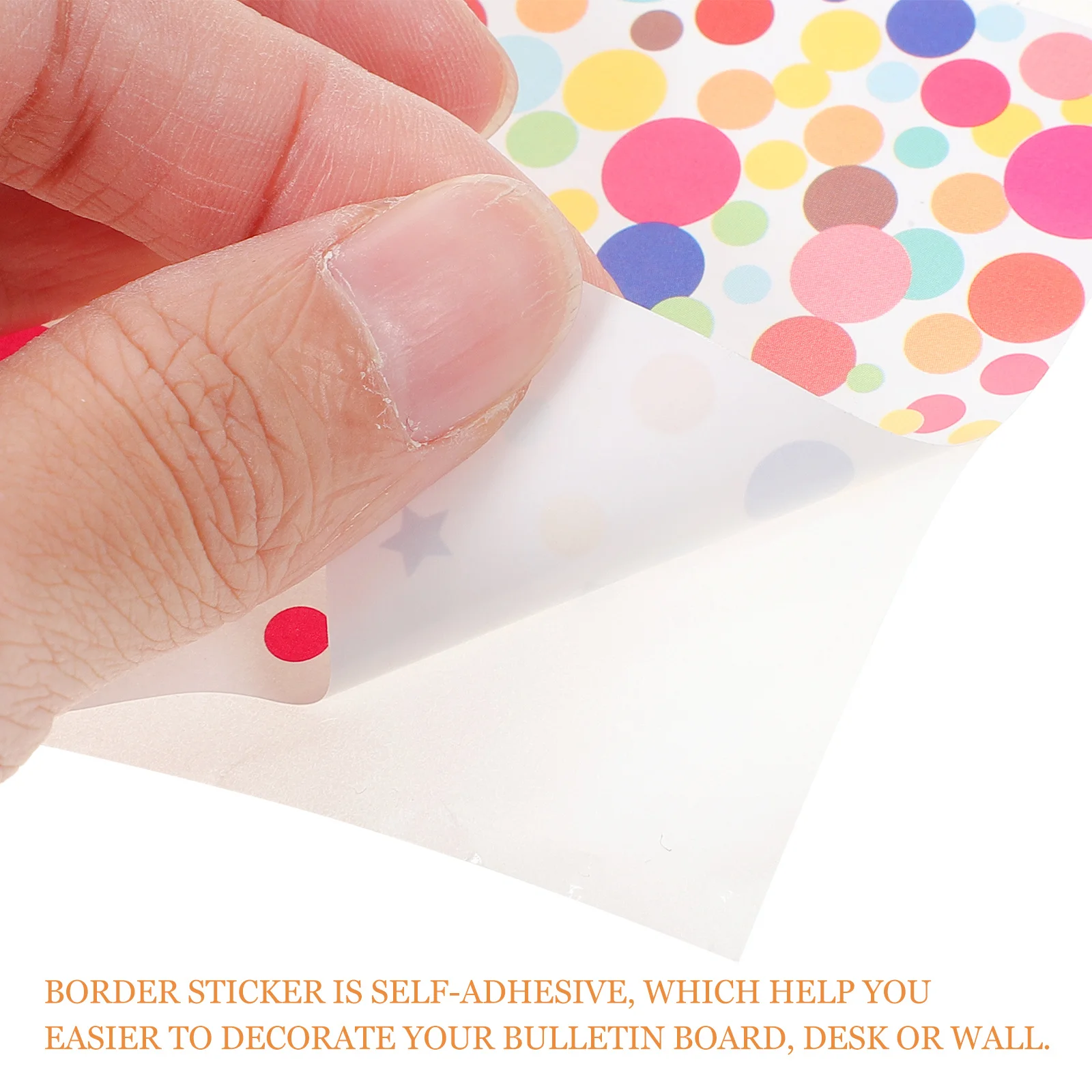 1 Roll Wave Border Sticker Classroom Blackboard and Bulletin Board DIY Decorative Border Paper Adhesive Self-Adhesive Wave