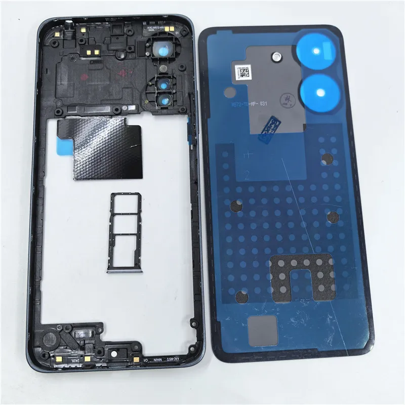 Pełna obudowa dla Xiaomi Redmi 13C 4G rama środkowa + tylna pokrywa baterii tylna klapka + taca na kartę SIM + obiektyw aparatu — zdjęcie produktu 3