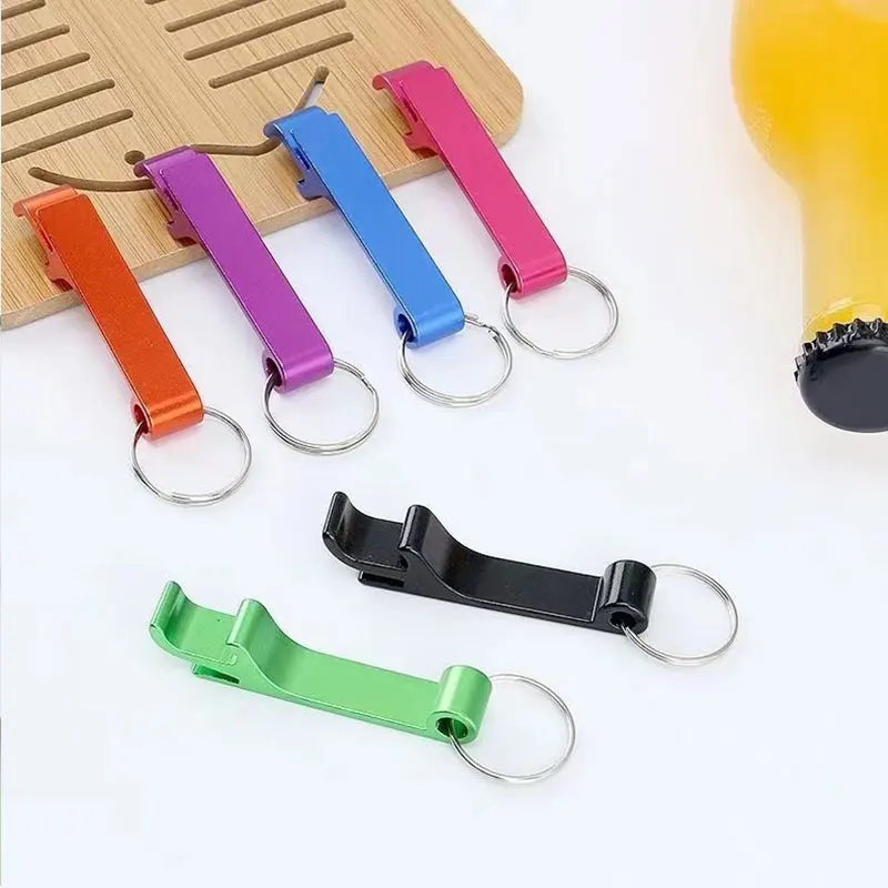 

1Pcs Beer Bottle Opener Keychain Drink Opener Key Ring Wedding Party Favor Gift Keychain Bar Tool