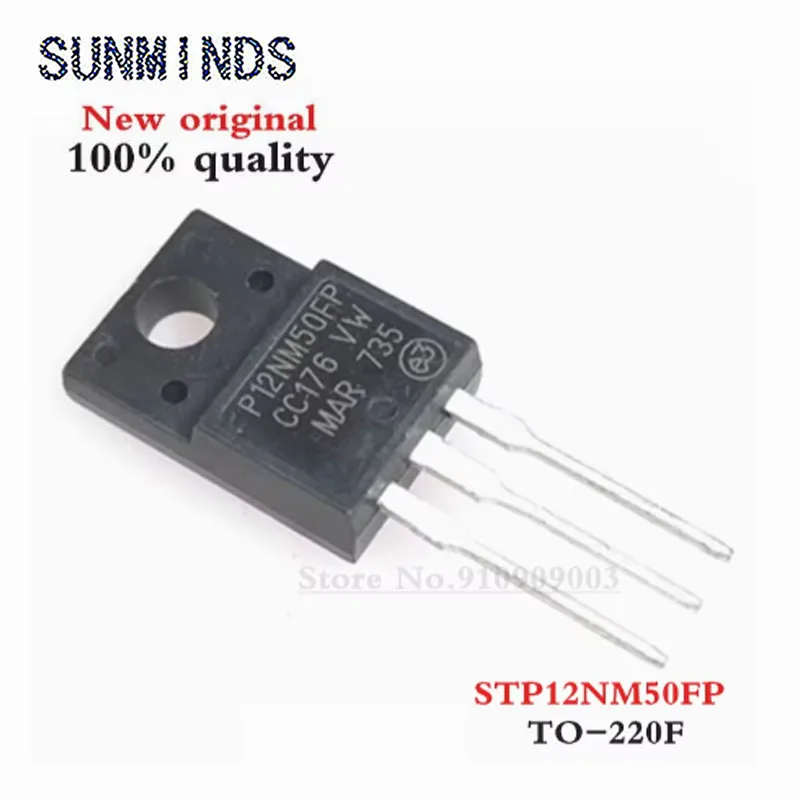 5PCS STP12NM50FP TO-220F STP12NM50 TO220F 12NM50 TO-220 12NM50FP 500V 12A  new original