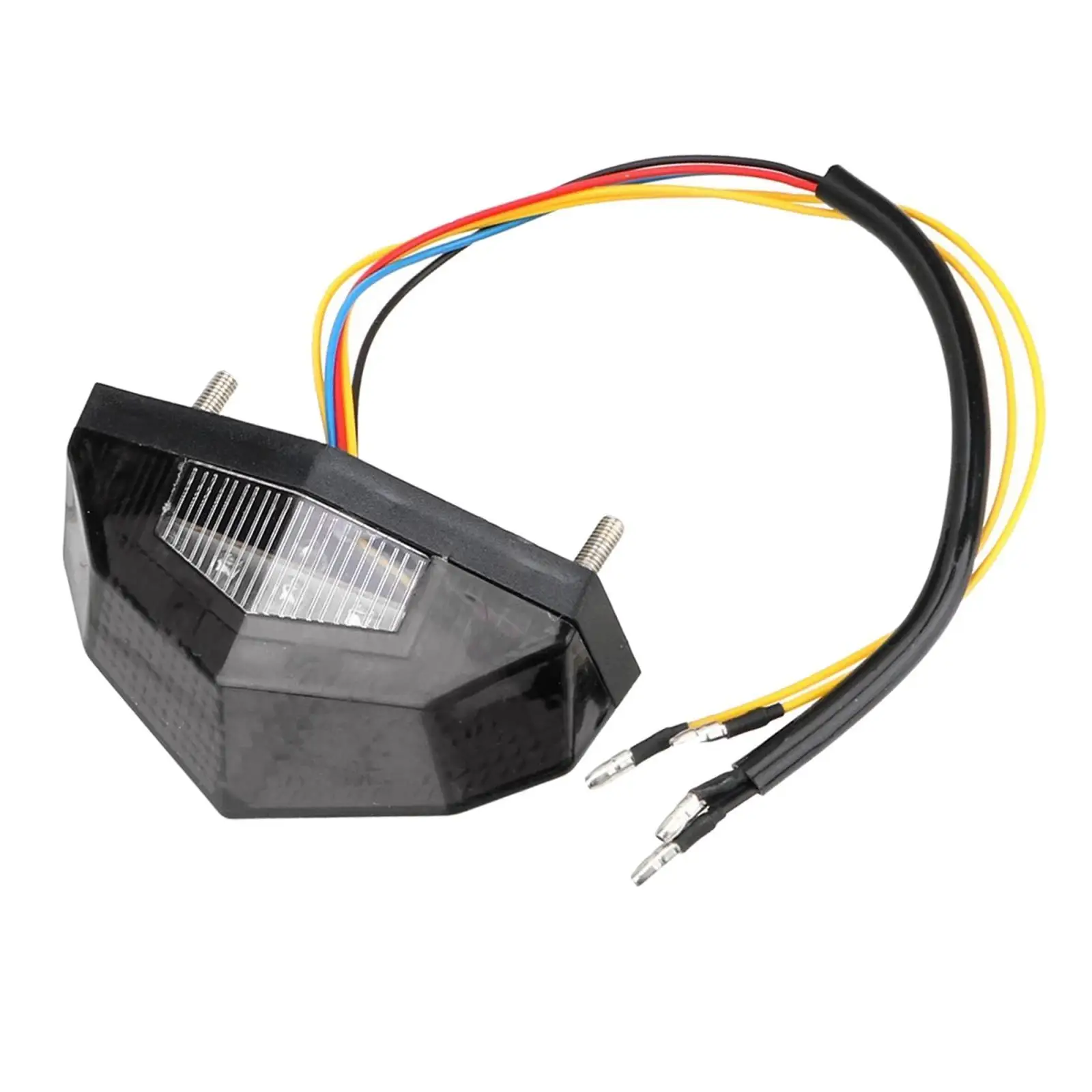 

Miracle Shining 12V Gray Universal Motorcycle LED Lamp Brake Stop Tail Light
