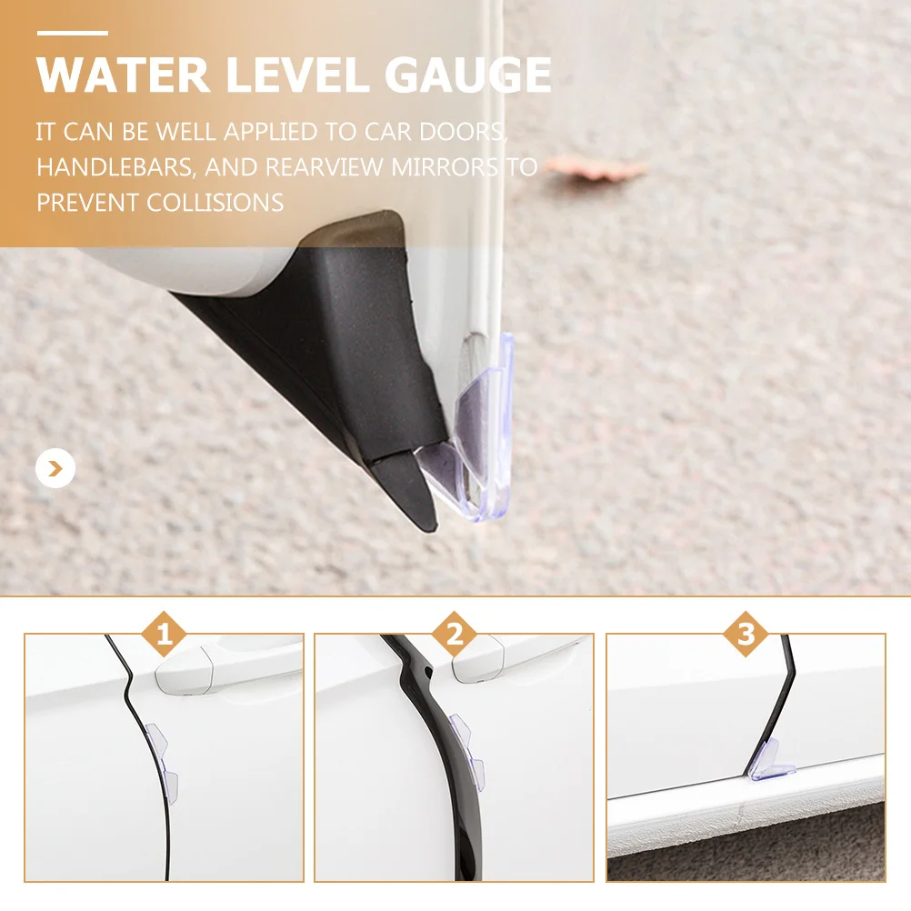 

8Pcs Car Door Guards Anti-Collision Strip Durable PVC Sealing Protector Trim Anti-Scratch Door Crash Sticker Auto Accessories