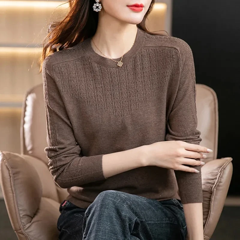 

Women Sweater O-neck Autumn Winter Basic Pullover Warm Casual Pulls Jumpers Korean FashionSpring Knitwear Bottoming Shirt