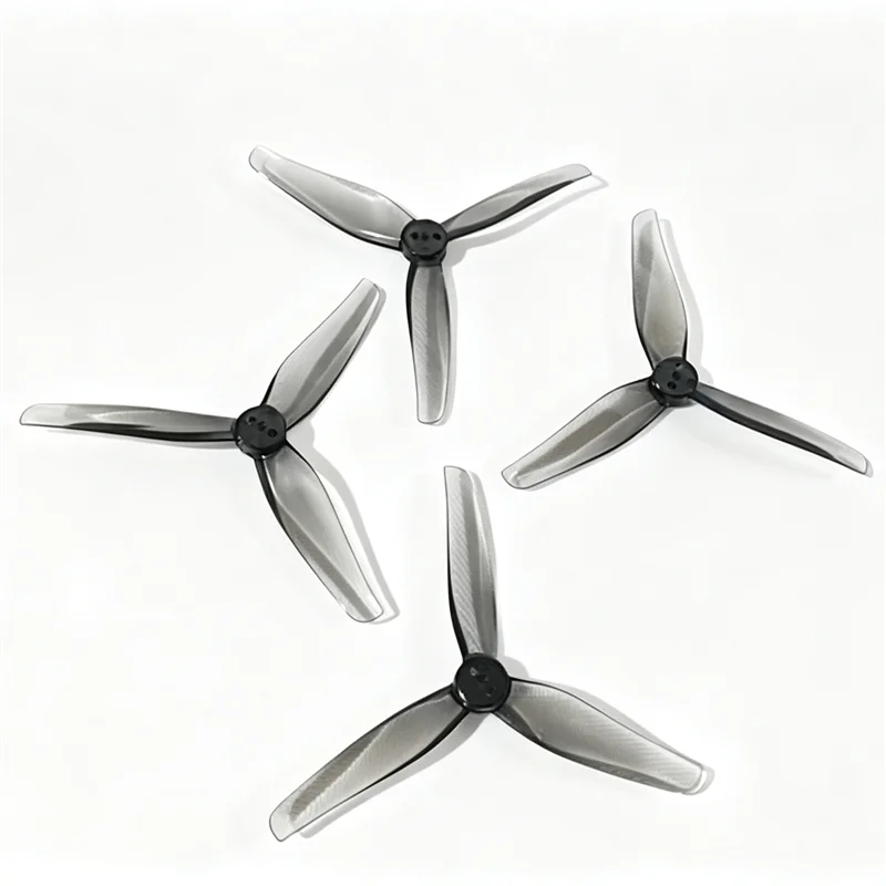 HQProp T3.5X2X3 3.5 Inch 3‑Blade Grey Props, 2CW & 2CCW PC Composite Propellers for 3.5