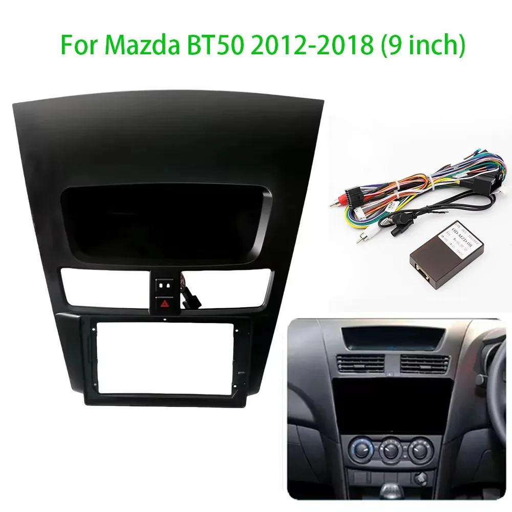 

Автомобильный радиоприемник DVD-плеер, рамка Fascias для Ford Expedition/ranger/mazda BT50 2012-2018, 9-дюймовые аксессуары для приборной панели android