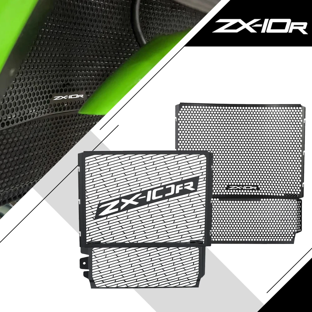 

ZX-10R ZX-10RR Radiator Guard Protection Grille Cover For Kawasaki Ninja ZX10R ZX10RR ZX 10 R RR ZX 10R 10RR 2021-2023 2024 2025