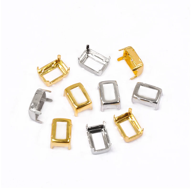 6A-Klasse Oktagon-Kristall-Strasssteine im Vorteilspack, Glitzernde Ziersteine mit Krallenfassungen für DIY-Schmuck, Kleidung und Basteldekorationen – Detail 12
