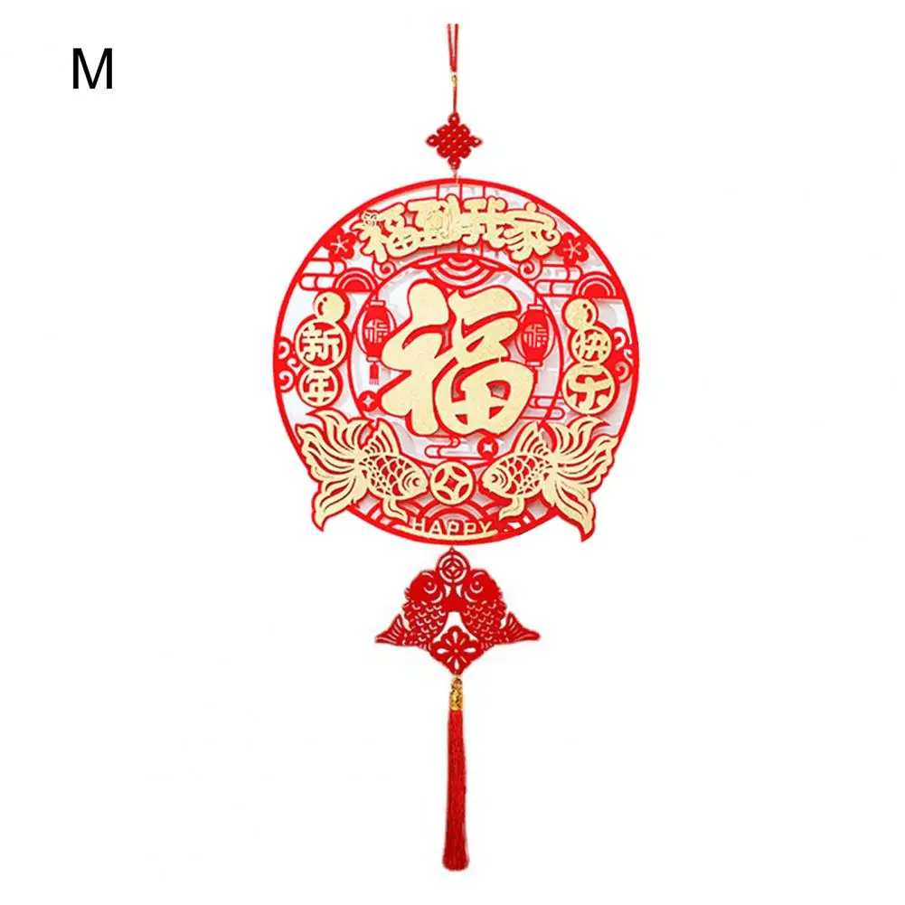 Chinese New Year Ornament Colorfast Chinese Knot Hanging for Home Decor Spring Festival Ornament Spring Festival Decoration