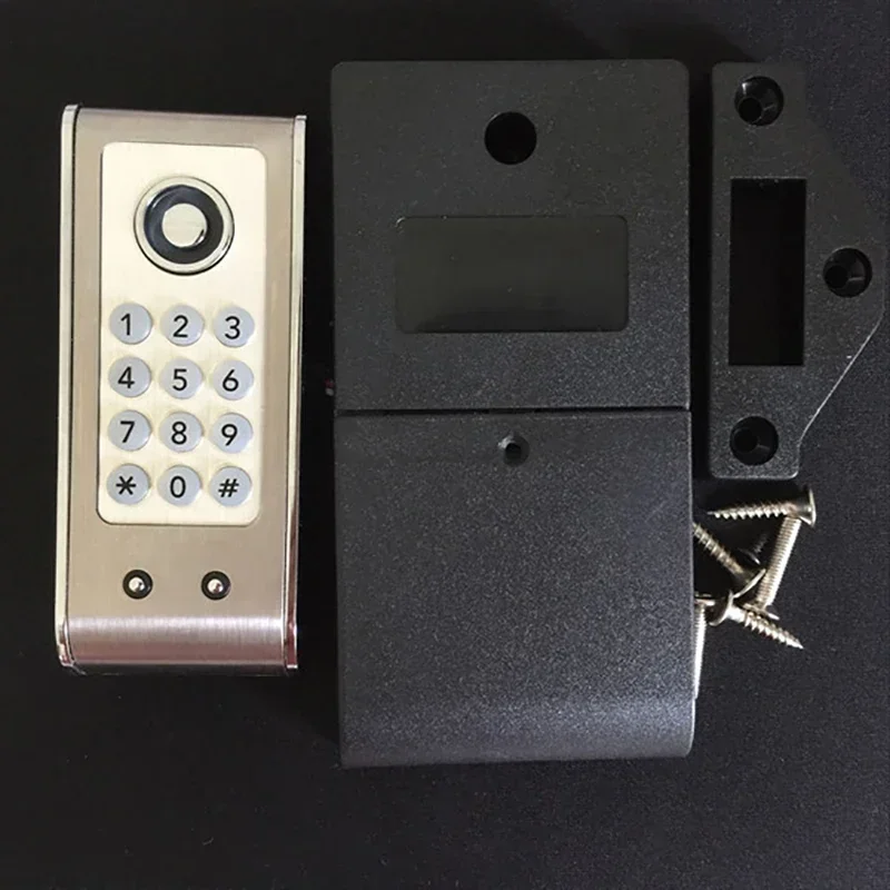 Digital Keypad Door Lock, Backup Card Key, Electronic Keyless Password Code Combination Lock for Jewelry Box Cabinet Cupboard