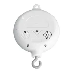 Móvel Motor Baby Crib Music Box, cama ajustável Bell Toy, canções de ninar, Volume 3 Modos, Berço, 35 Canções