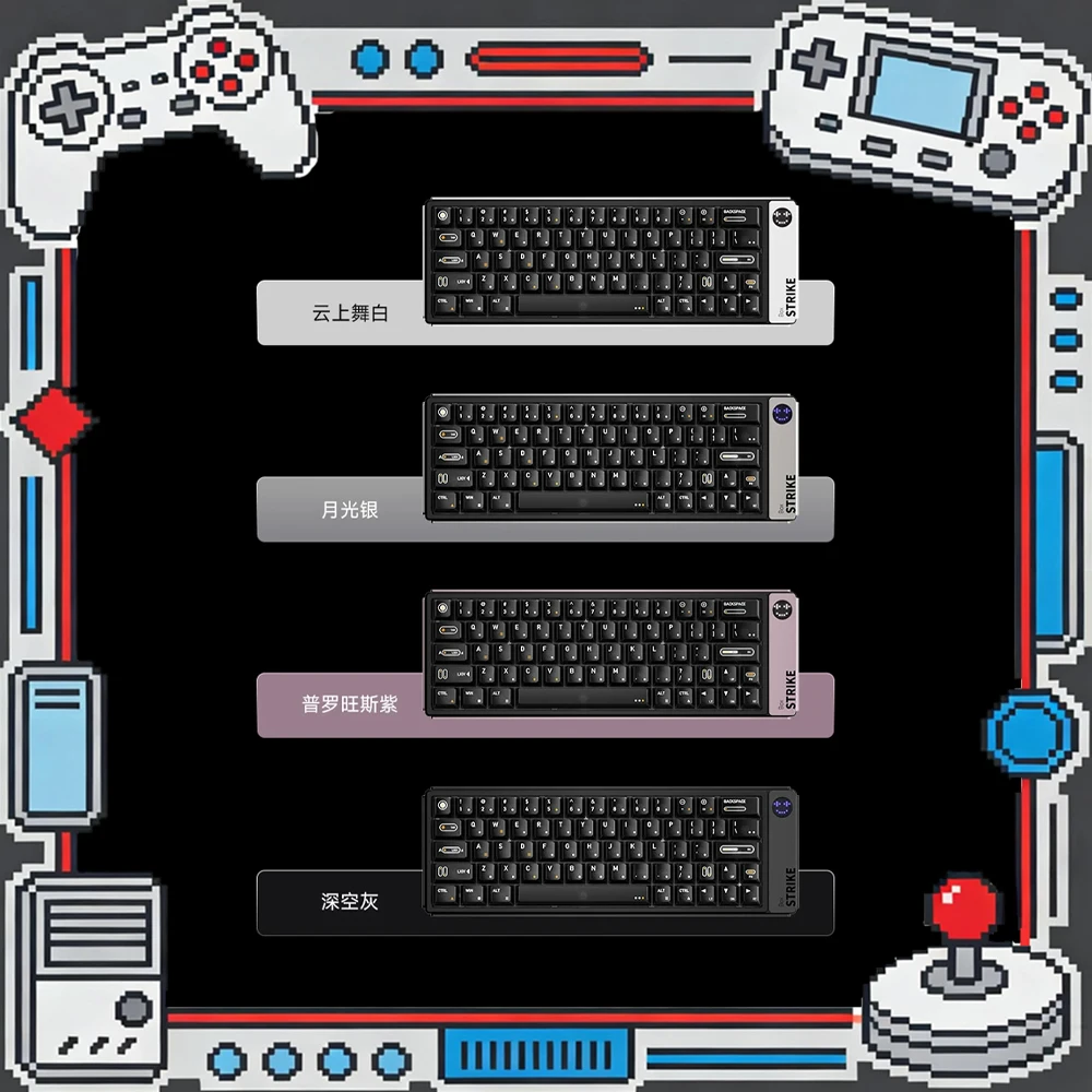 AULA BOX63 Mechanical Keyboard Hall‑Effect Switch Gaming Keyboard 8000Hz RT0.06ms Aluminum Magnetic Keyboard PC Accessories
