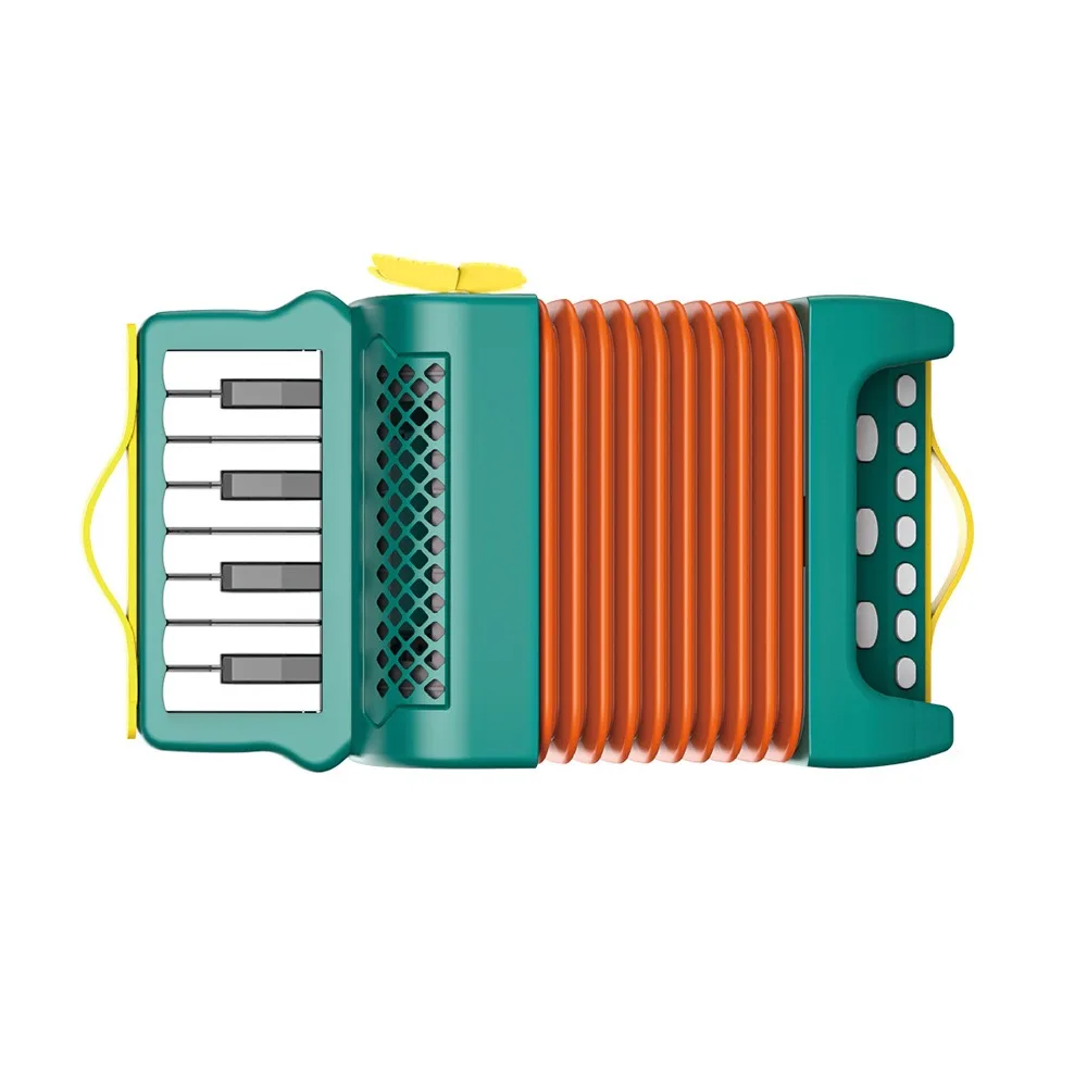 Small Size Accordion Grip Exercise Musical Enlightenment Children Accordion Instrument Compact Interactive Music Instrument