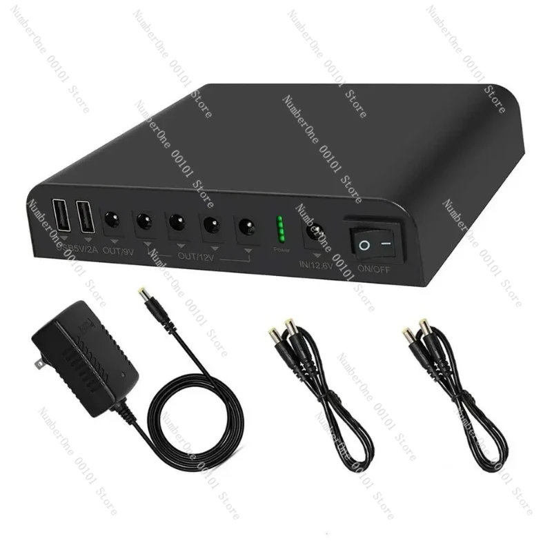 SL3400 TalentCell DC 12V/9V/5V Output Mini UPS Uninterrupted Power Supply 18650 27000mAh 98Wh Lithium Ion Backup Battery