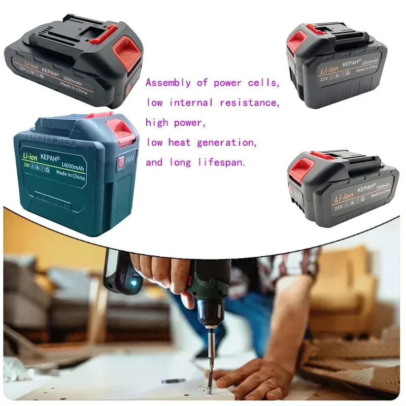 air transport，21V 10.5AH 7AH  power tool battery for Makita 18V series power tools high-pressure water gun car vacuum cleaner