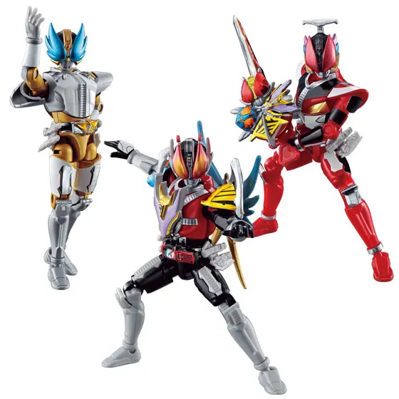 

Bandai Food Play Palm Moving Box Egg Chronicle Layer Moving Masked Rider Den-O 2 Bomb SODO Movable Action Figure Toys