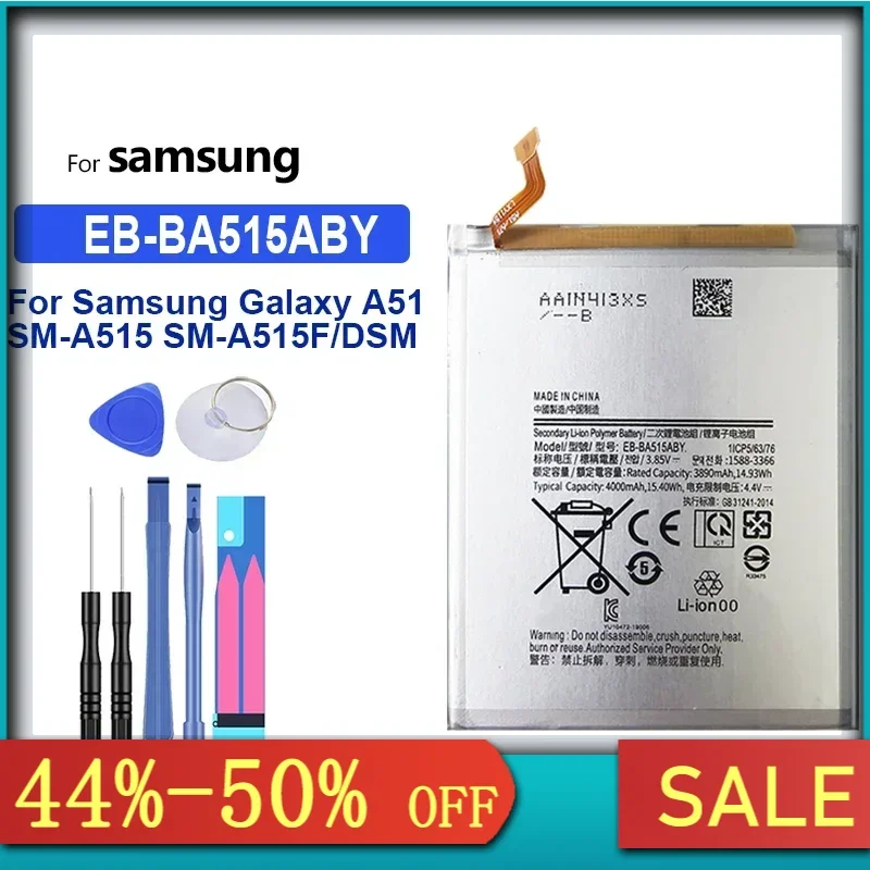 Battery 3000mAh-5000mAh For Samsung Galaxy A10s A20s A21s A11 A32 4G A33 (A13 A53 A51 A90) 5G A40 2019 A41 A42 A50 A60 A71 A80