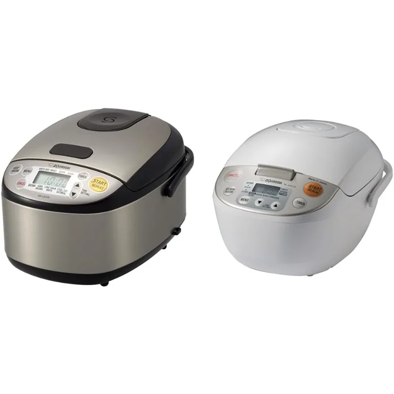 Zojirushi 3-Cup Micom Rice Cooker & 5.5-Cup Rice Cooker & Warmer Bundle