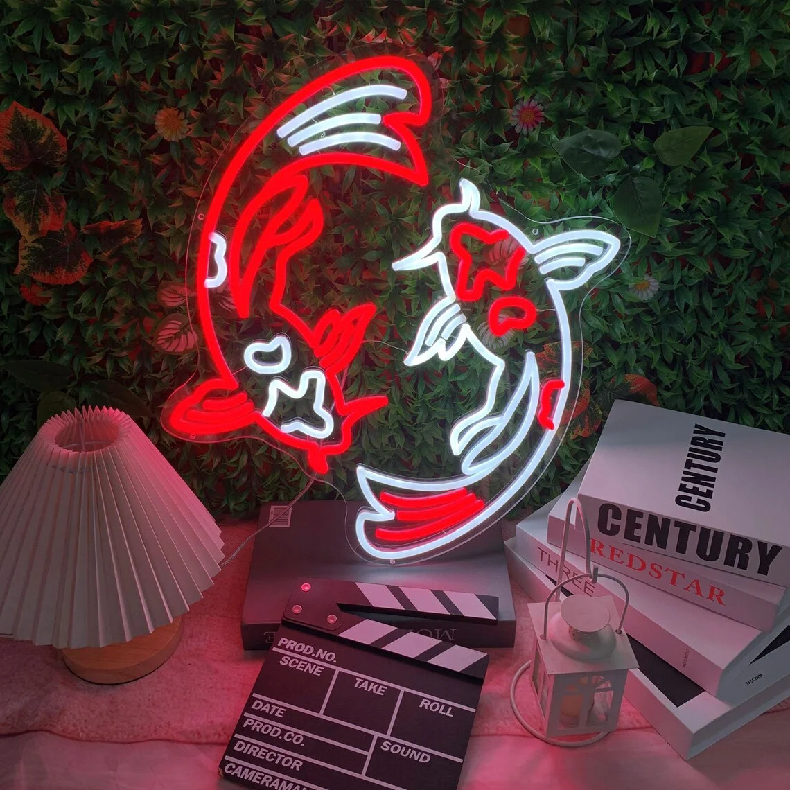 

Koi Fish Neon Sign Custom Japanese Anime Neon Sign Japanese Neon Decor Home Bar Decor Koi Lover Gift Led Neon Sign